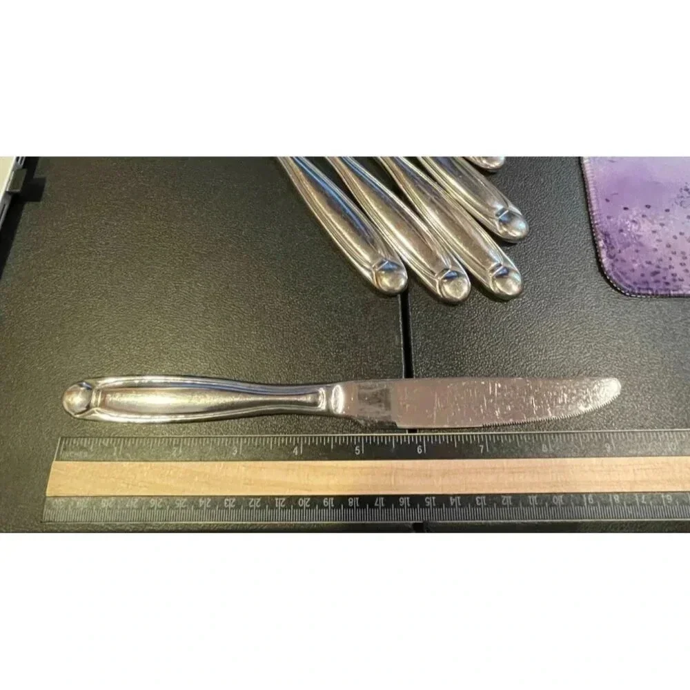 Oneida Alexandria Set Of 6 Dinner Knives Stainless Steel 18/0 Replacements‎